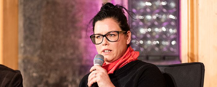 Sina Trinkwalder ist Inhaberin der ökosozialen Textilfirma Manomama in Augsburg.